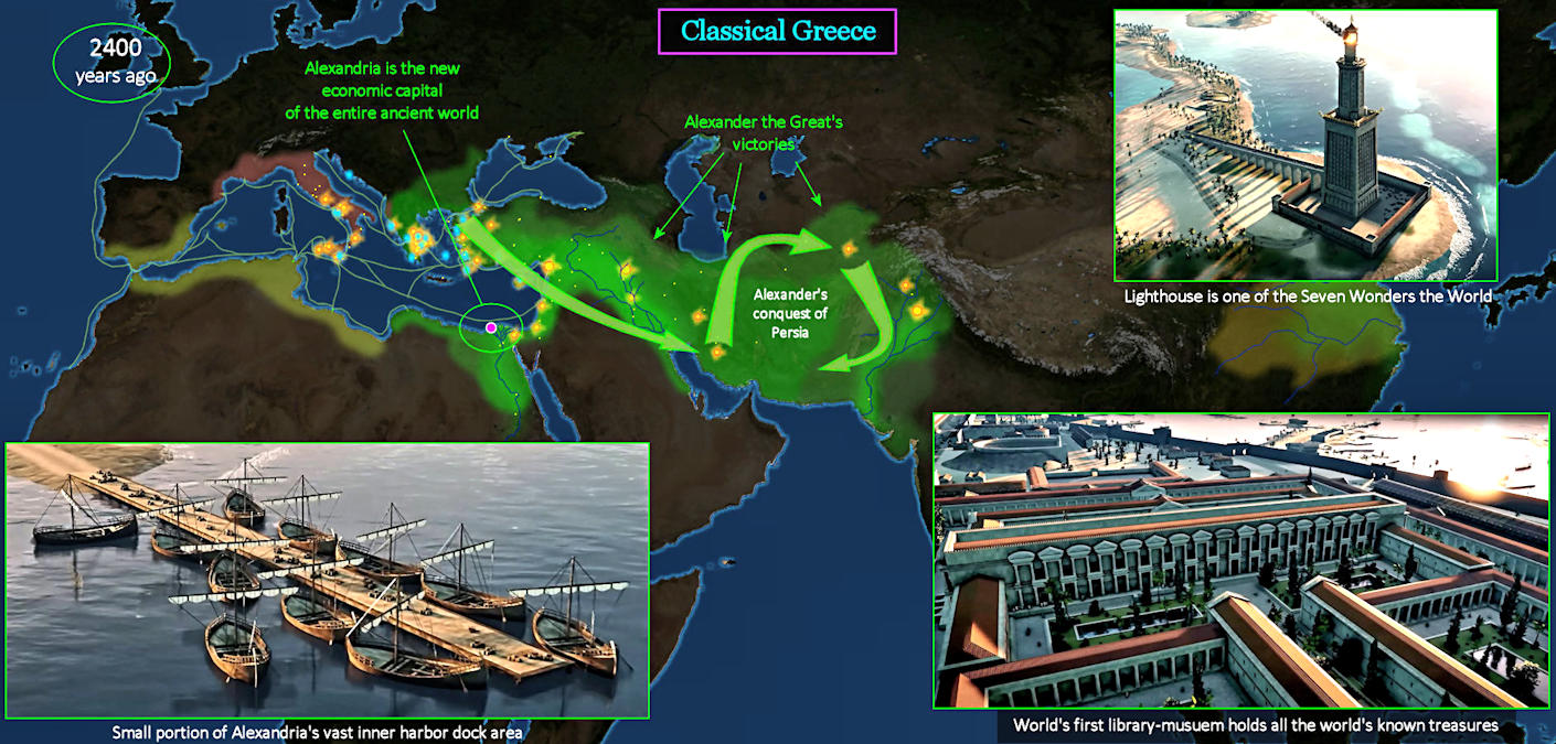 Classical Greece, 400 BC map